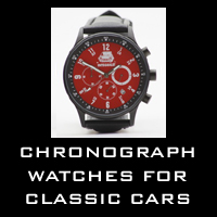 Chronograph watches for classic cars